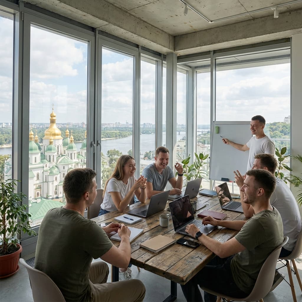 People working together